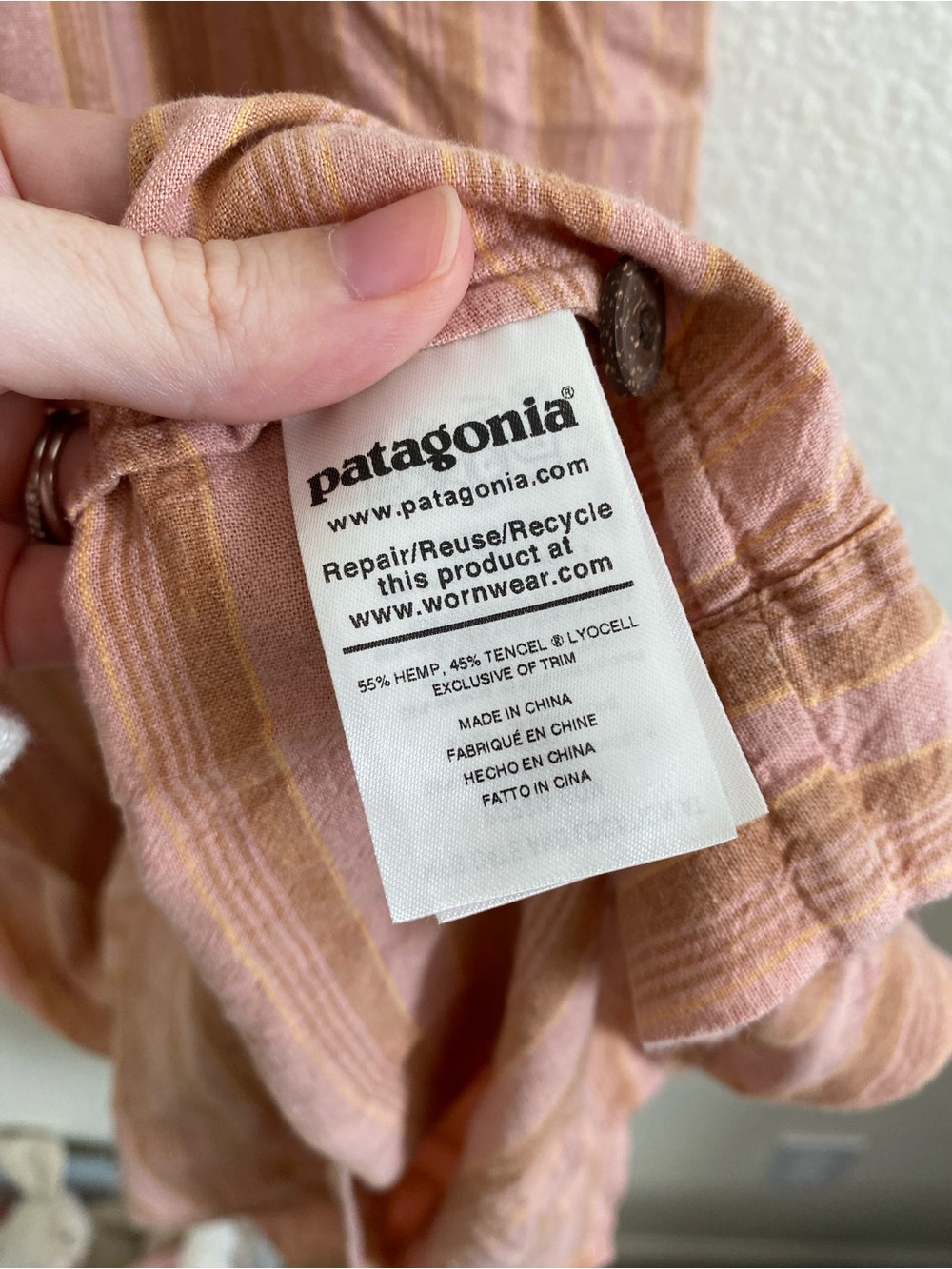 Patagonia Garden Island Midi Dress Hemp Tencel - Picture 6 of 7